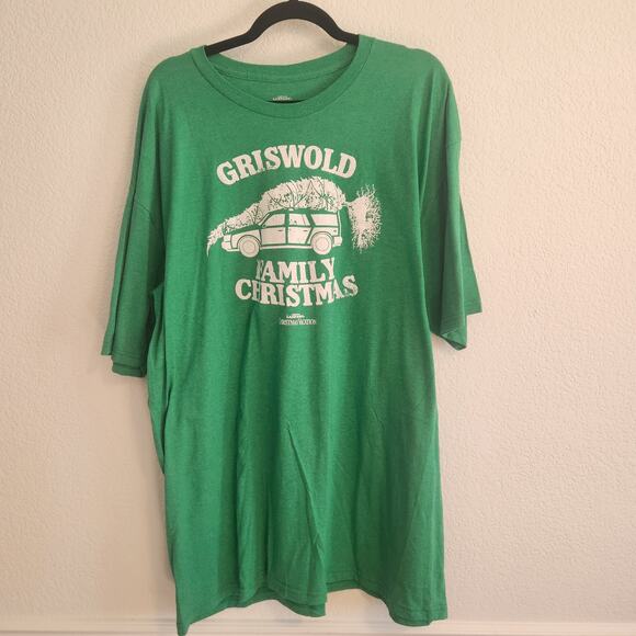 Griswold Family Christmas Men's Size 3X Green T-shirt Movie X-mas Tree Car New - Picture 1 of 4